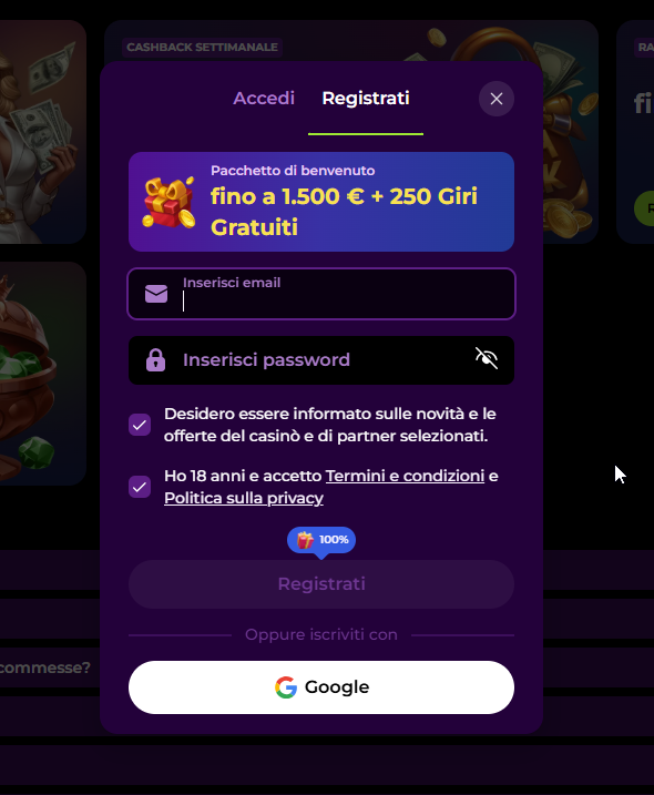 Registrazione 1753455359552